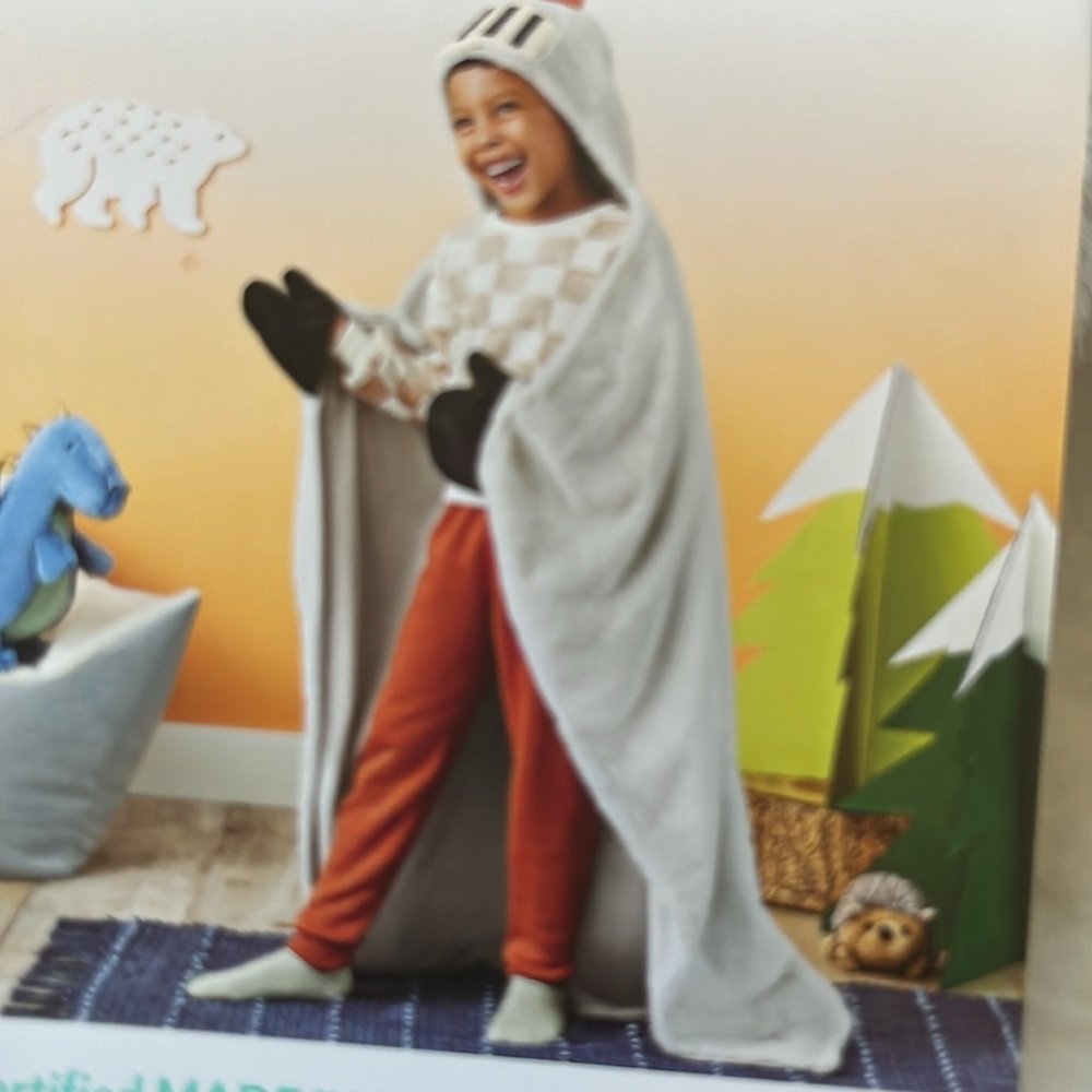 Pillowfort Knight Hooded Blanket - Picture 1 of 3